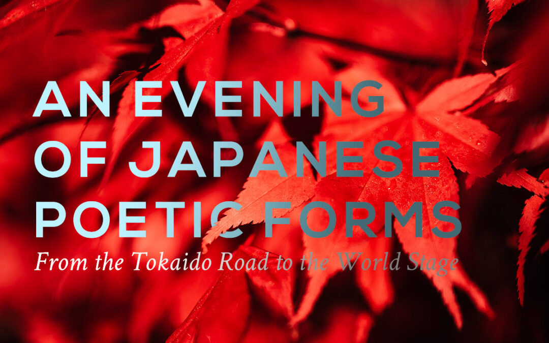 An evening of Japanese poetic forms at Kogawa House and Word Vancouver