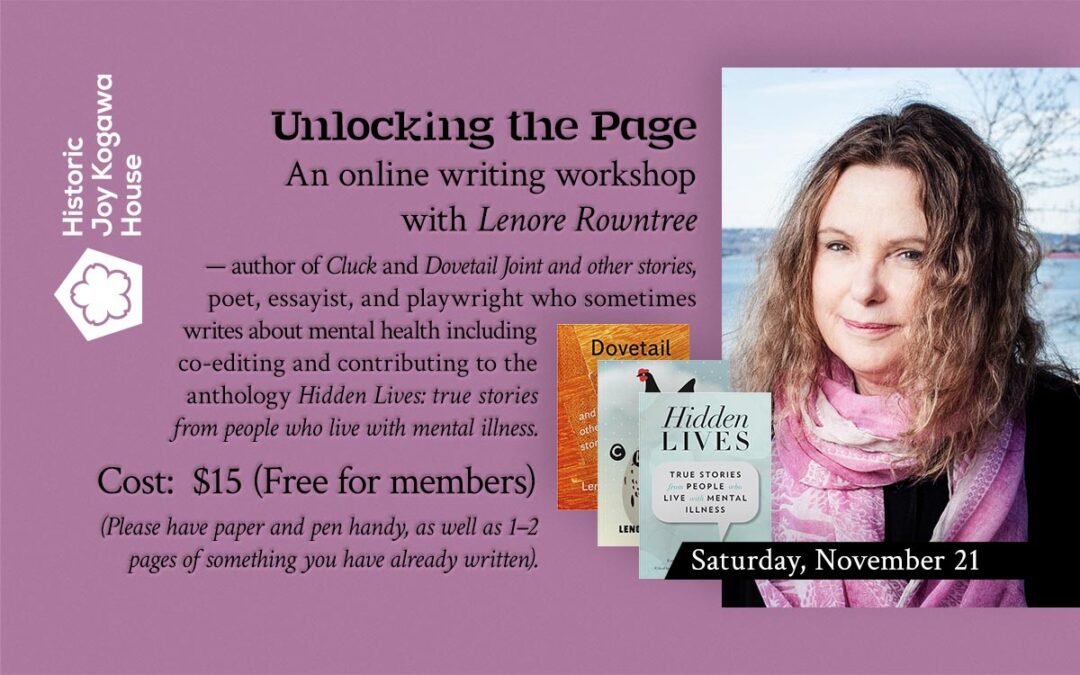 Unlocking the Page with Lenore Rowntree