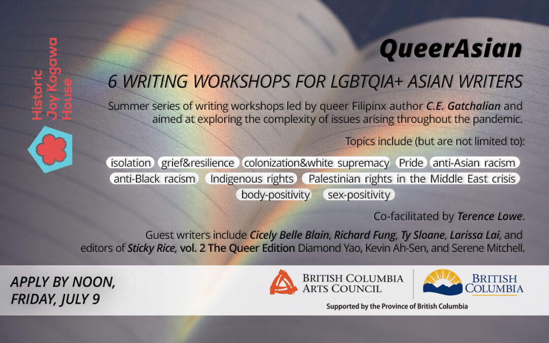 QueerAsian writing workshops at Kogawa House