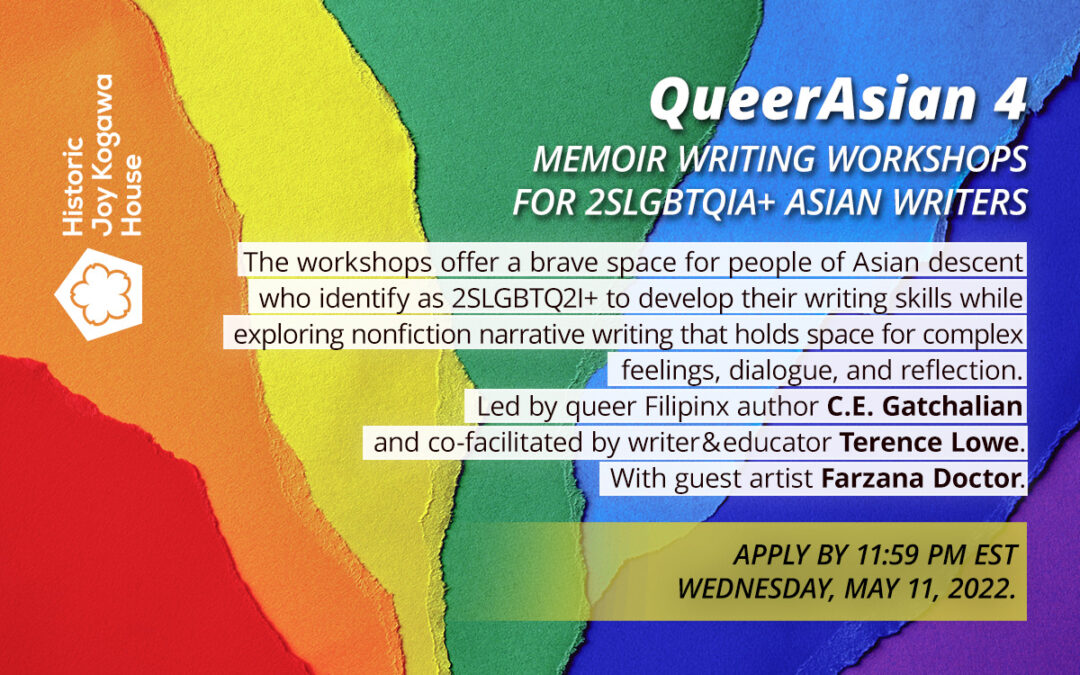 QueerAsian 4: Memoir Writing Workshops