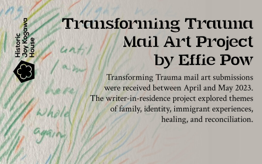 Transforming Trauma Mail Art Project by Effie Pow
